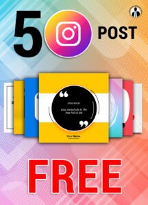 FREE 50 Insurance Instagram Post Pack