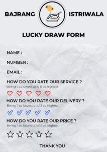 Istriwala – Lucky Draw Form