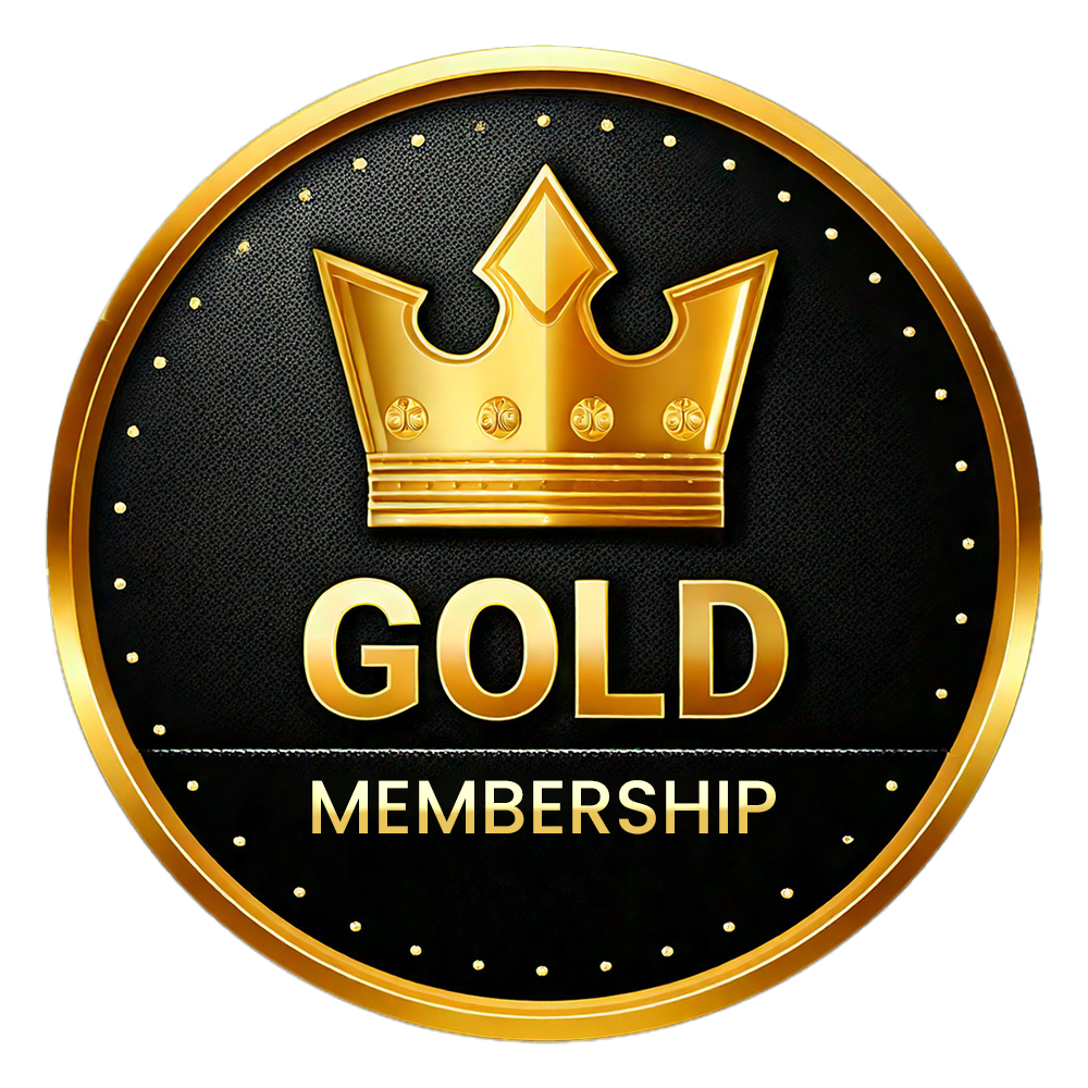 Gold Membership Badge NEW